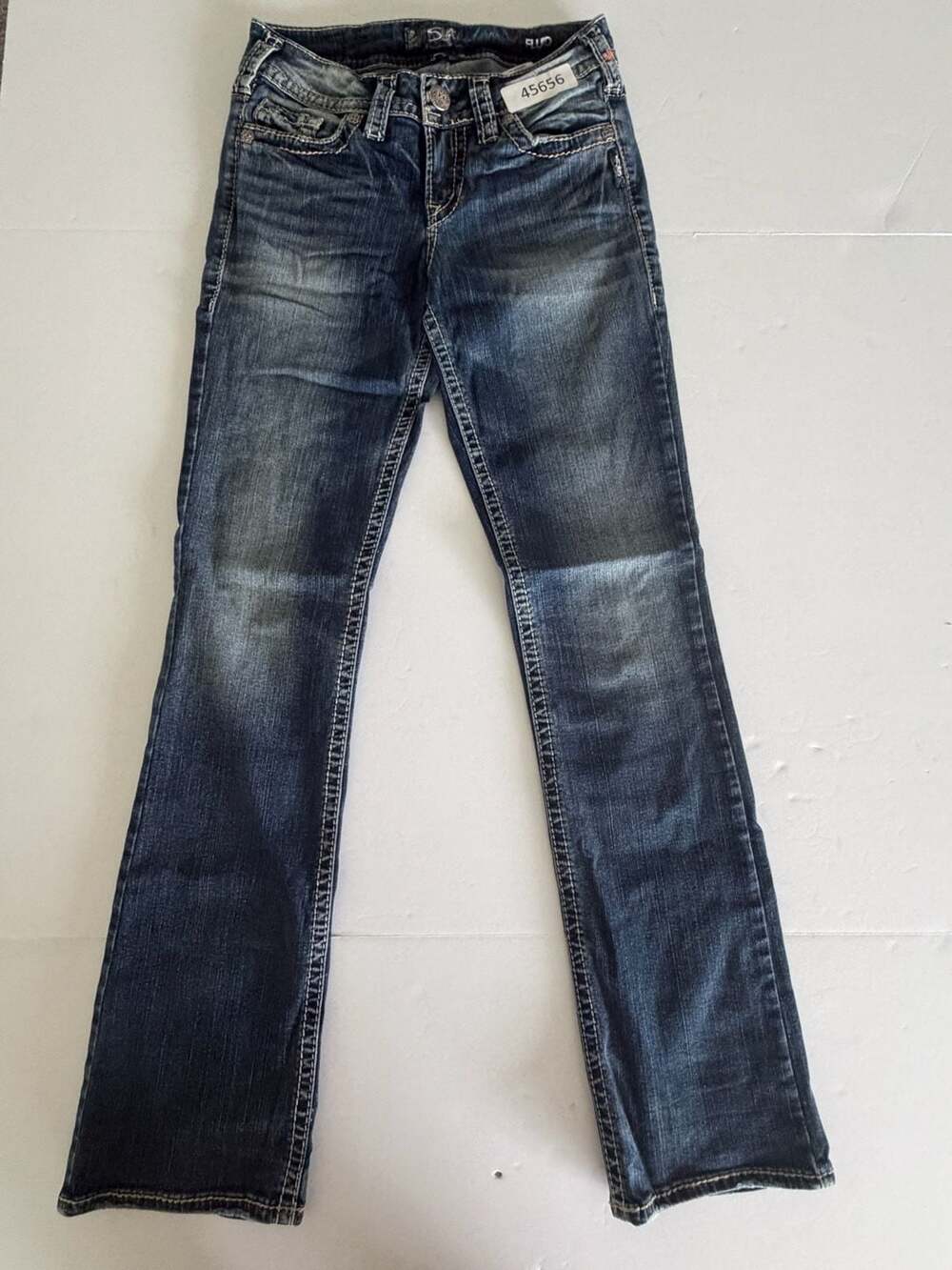 Silver Jeans Co. Fluid Denim Embellished Bootcut Jeans